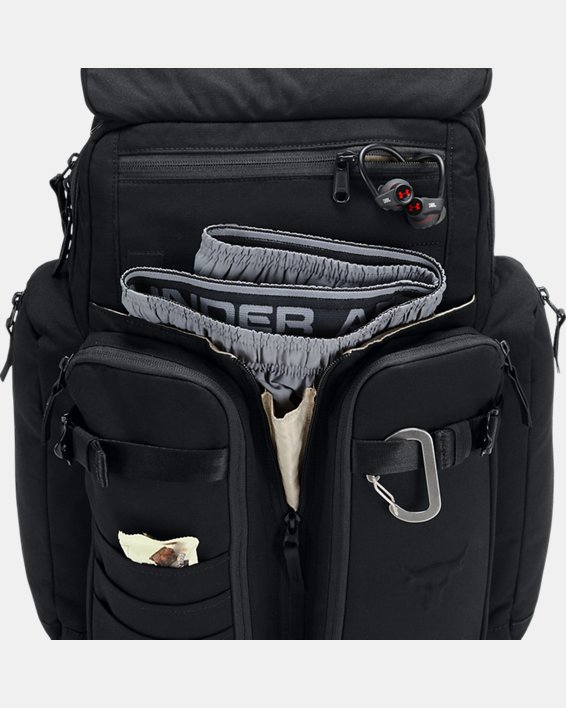 Men's UA Pro Series Rock Backpack, Black, pdpMainDesktop image number 1